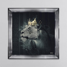 Load image into Gallery viewer, Lion Mafia Queen Framed Wall Art 90*90cm
