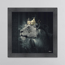 Load image into Gallery viewer, Lion Mafia Queen Framed Wall Art 90*90cm
