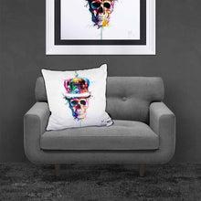 Load image into Gallery viewer, Patrice Murciano God Save The Queen Luxury Feather Filled Cushion | 55cmx 55cm
