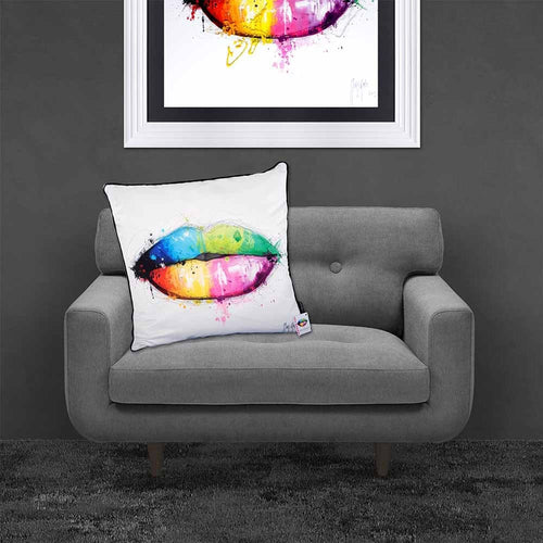 Patrice Murciano Mad Diamond Print Feather Filled Cushion | 55*55cm