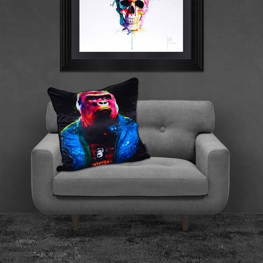 Patrice Murciano Rock N Kong Print Feather Filled Cushion | 55*55cm