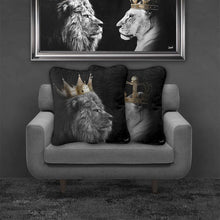 Load image into Gallery viewer, LION KING LEFT CUSHION | 55CM X 55CM
