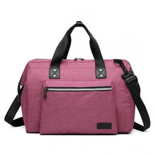 Load image into Gallery viewer, MATERNITY BABY CHANGING BAG SHOULDER TRAVEL BAG PINK
