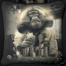 Load image into Gallery viewer, Ace Monkey Feather Filled Cushion | 55*55cm
