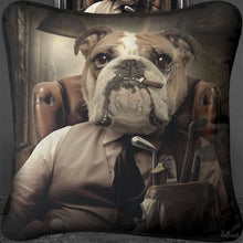 Load image into Gallery viewer, Bulldog Mafia Feather Filled Cushion 55*55cm
