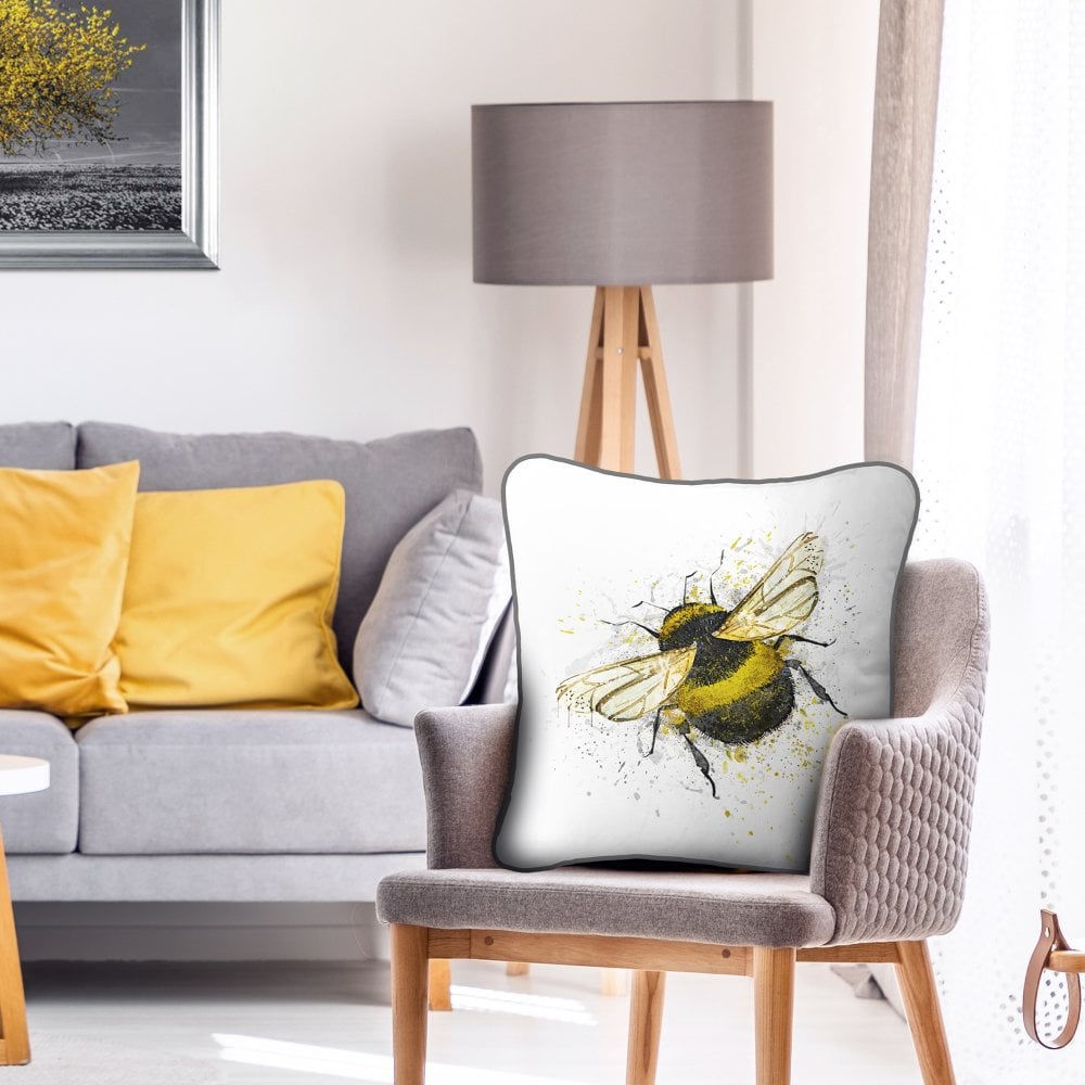 Bumble Bee Feather Filled Cushion 55*55cm