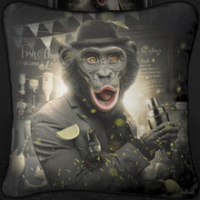 Load image into Gallery viewer, Cocktail Monkey Feather Filled Cushion 55*55cm
