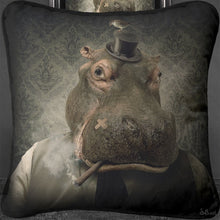 Load image into Gallery viewer, Hippo Mafia Feather Filled Cushion 55*55cm
