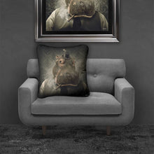 Load image into Gallery viewer, Hippo Mafia Feather Filled Cushion 55*55cm
