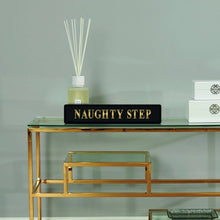 Load image into Gallery viewer, Gold Foil Naughty Step Wall Plaque 
