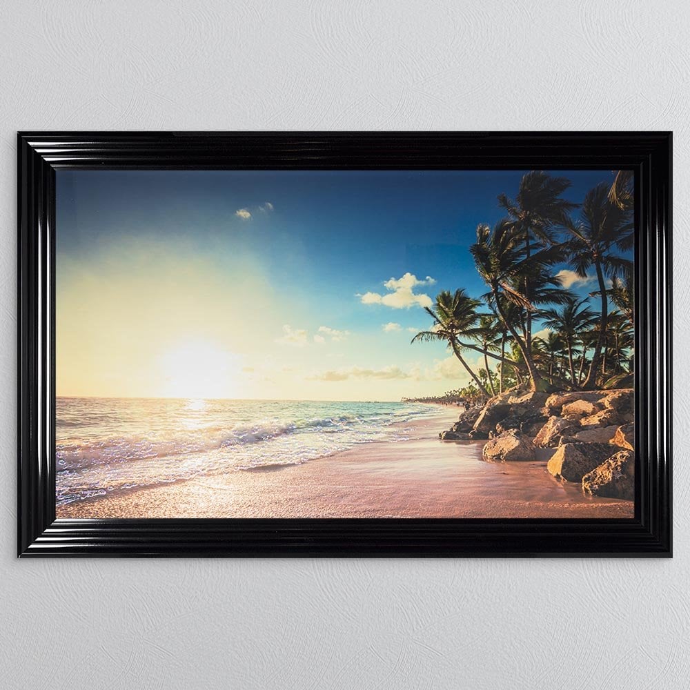 Paradise Beach Framed Wall Art