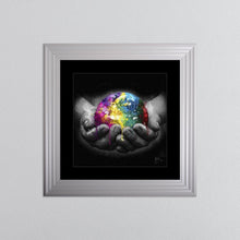 Load image into Gallery viewer, Patrice Murciano World In His Hands Framed Wall Art
