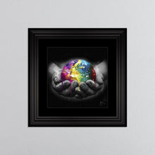 Load image into Gallery viewer, Patrice Murciano World In His Hands Framed Wall Art
