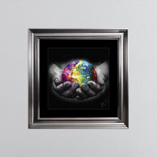 Load image into Gallery viewer, Patrice Murciano World In His Hands Framed Wall Art
