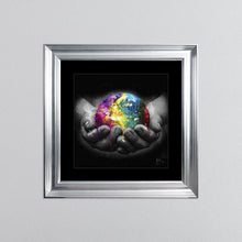 Load image into Gallery viewer, Patrice Murciano World In His Hands Framed Wall Art
