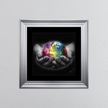 Load image into Gallery viewer, Patrice Murciano World In His Hands Framed Wall Art
