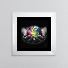 Load image into Gallery viewer, Patrice Murciano World In His Hands Framed Wall Art
