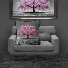 Load image into Gallery viewer, Pink Cherry Tree Feather Filled Cushion 55*55cm
