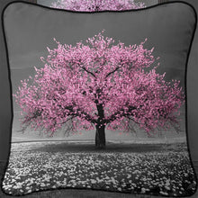 Load image into Gallery viewer, Pink Cherry Tree Feather Filled Cushion 55*55cm
