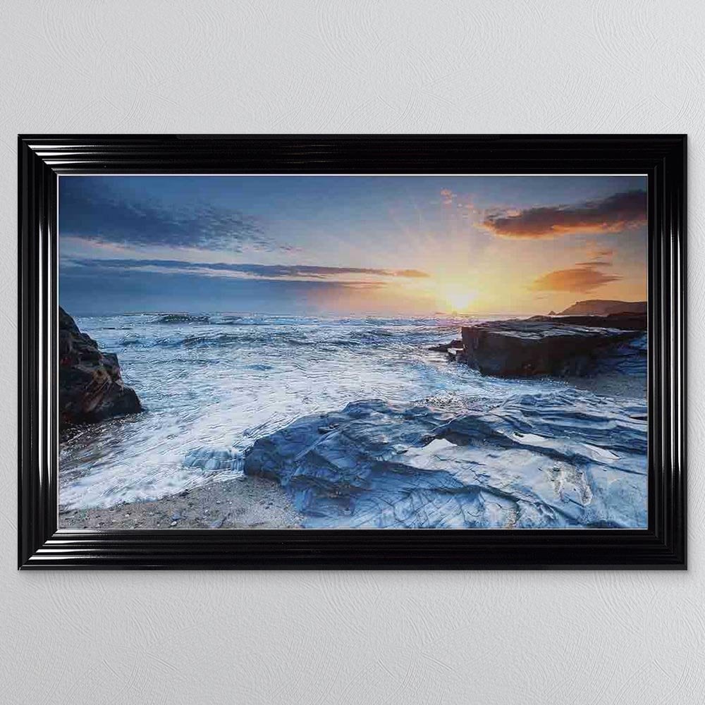 Rocky Beach Framed Wall Art