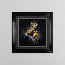 Load image into Gallery viewer, Flying Bumble Bee Modern Framed Artwork
