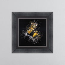 Load image into Gallery viewer, Flying Bumble Bee Modern Framed Artwork
