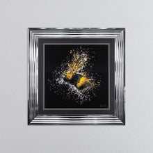 Load image into Gallery viewer, Flying Bumble Bee Modern Framed Artwork
