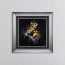 Load image into Gallery viewer, Flying Bumble Bee Modern Framed Artwork
