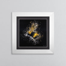 Load image into Gallery viewer, Flying Bumble Bee Modern Framed Artwork
