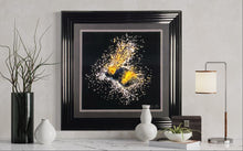 Load image into Gallery viewer, Flying Bumble Bee Modern Framed Artwork
